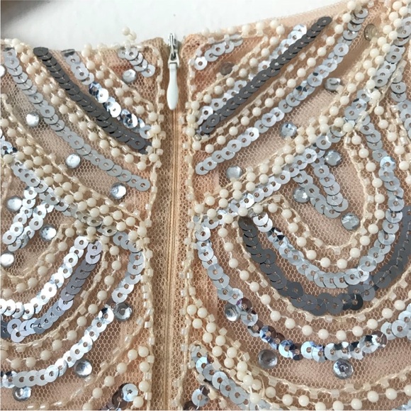 Gatsby Party Sequined And Beaded Dress - Picture 4 of 5